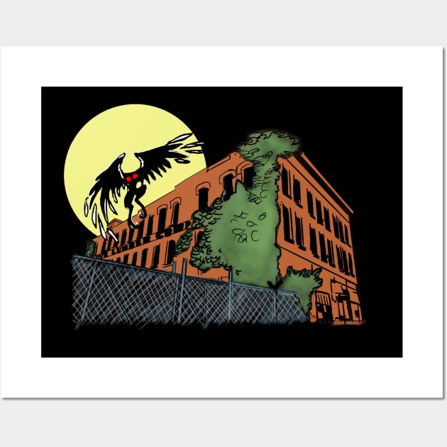 Saint Albans, WV Mothman Wall Art by TonyBreeden